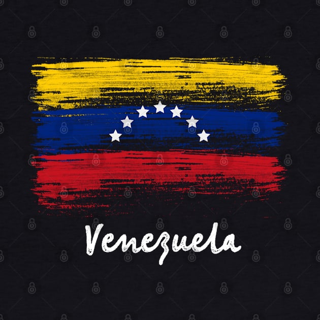 Venezuela 7 Star Flag Camiseta Franela Venezuela T-Shirt by Thomas Tees